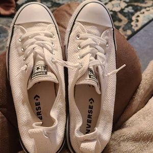 White Converse Tennis Shoes
